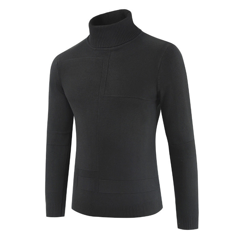 Herren Rollkragenpullover aus weichem Strickmaterial mit modernem Design Aliams