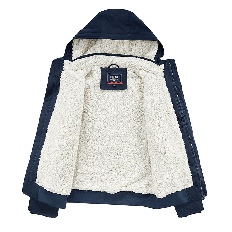 Herren technische Übergangsjacke mit warmem Innenfutter Aliams