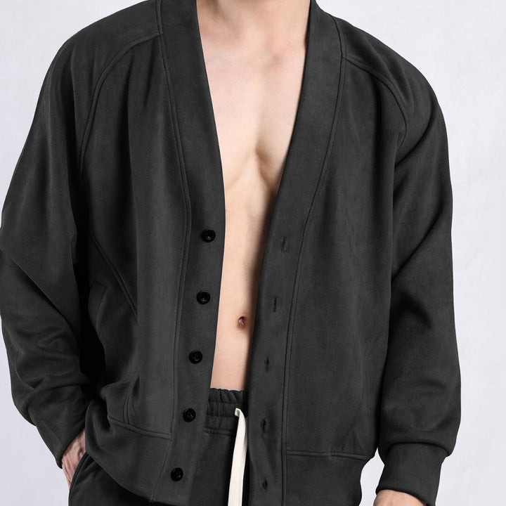 Herren elegante Kapuzenjacke mit weichem Innenfutter und modischen Details Aliams