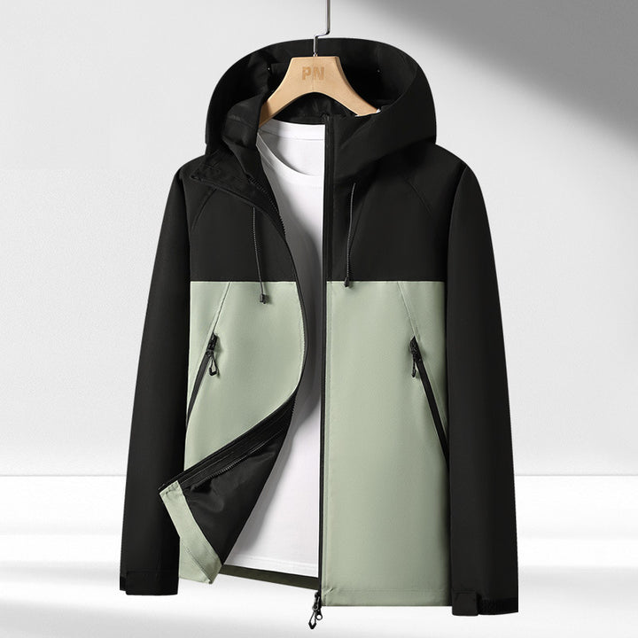 Herren Funktionsjacke mit atmungsaktiver Membran und praktischen Reißverschluss-Taschen Aliams