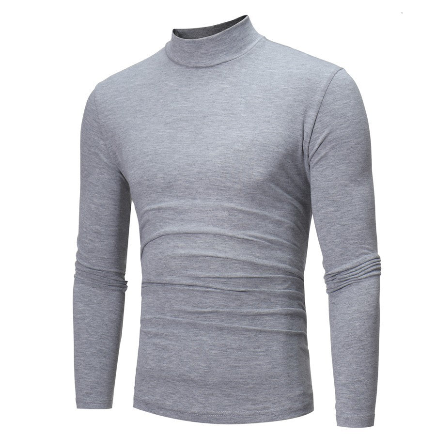 Herren Rollkragenpullover mit enger Passform und edel strukturiertem Material Aliams