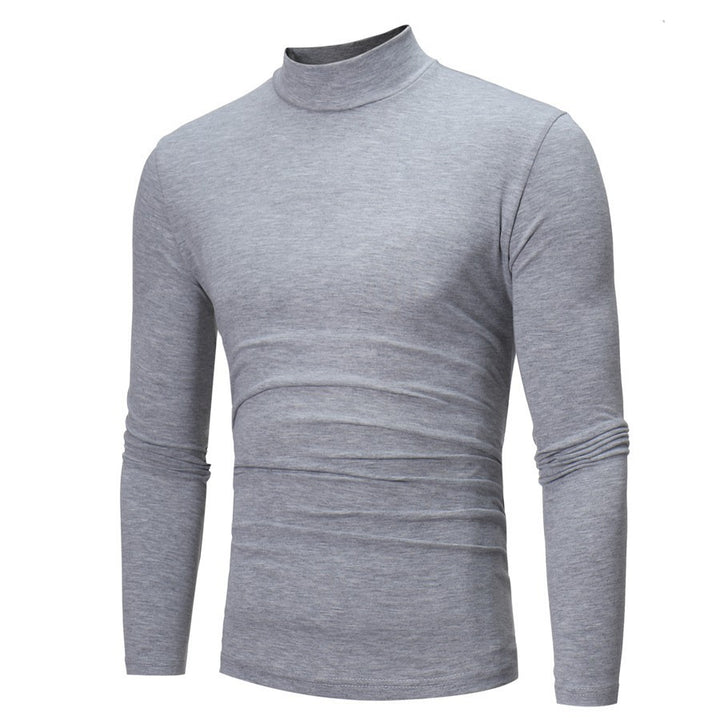 Herren Rollkragenpullover mit enger Passform und edel strukturiertem Material Aliams