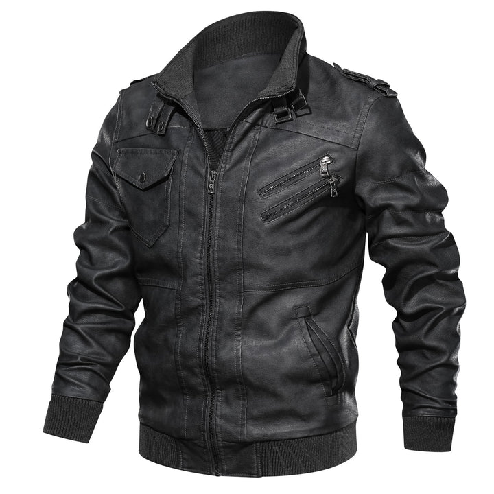 Herren Kunstlederjacke Aliams