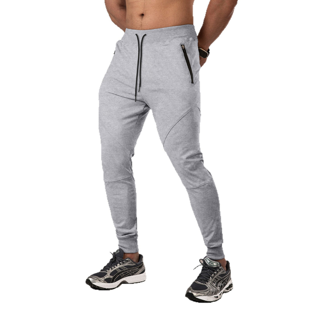 Herren Sportliche Jogginghose mit funktionalen Reißverschlusstaschen Aliams