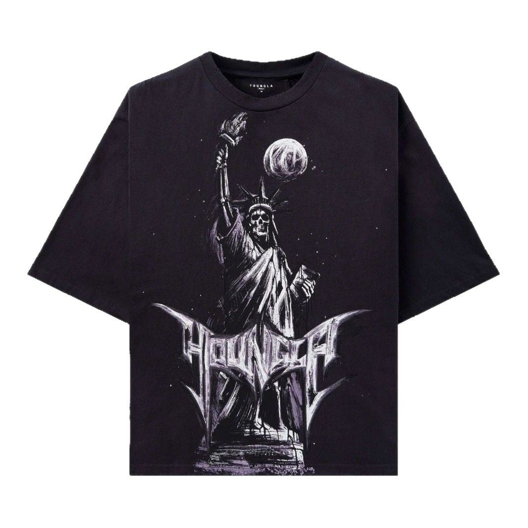 Herren Künstlerische Grafik Übergröße T-Shirt Aliams