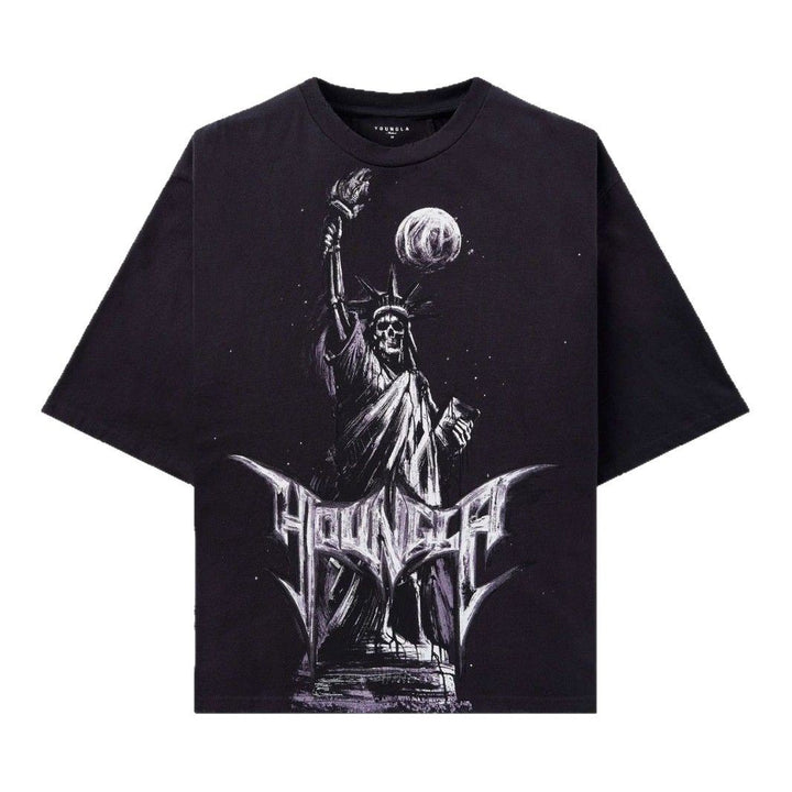 Herren Künstlerische Grafik Übergröße T-Shirt Aliams