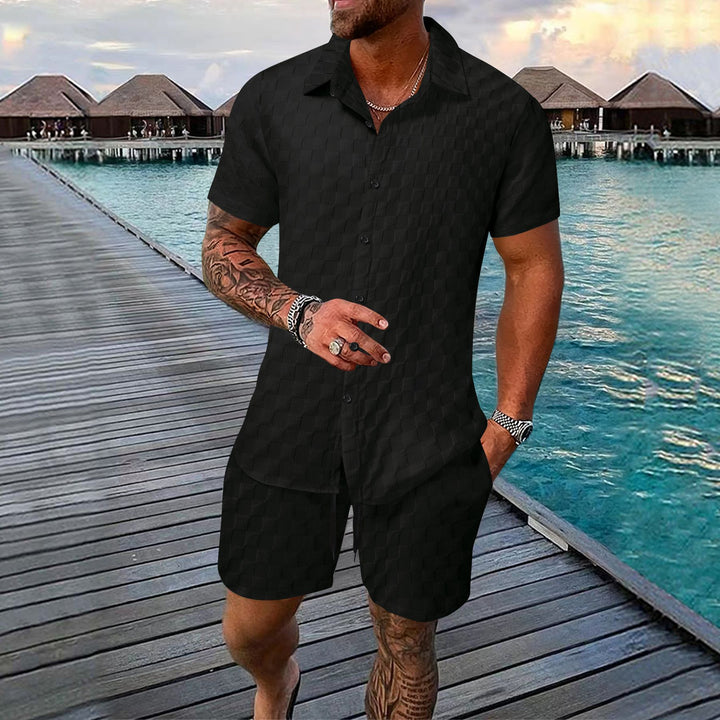 Herren Texturiertes Urlaubsoutfit Aliams