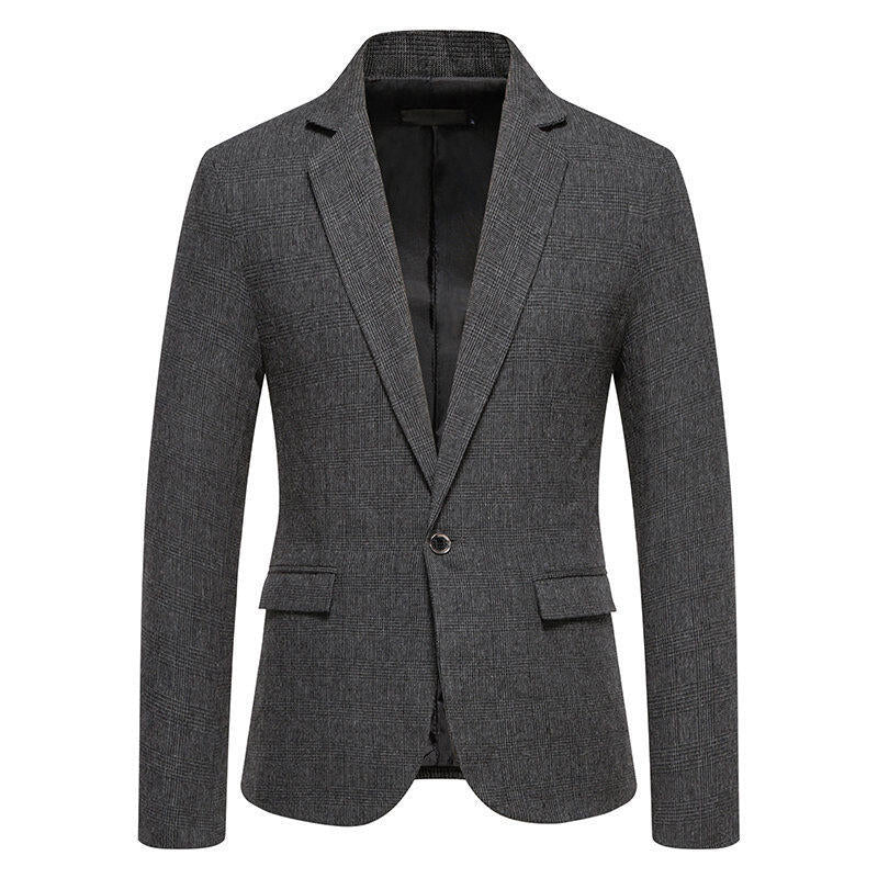 Herren eleganter Blazer im Herringbone-Design Aliams