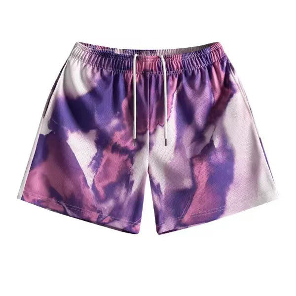 Herren Freizeit Leichtgewicht Batik Shorts Aliams