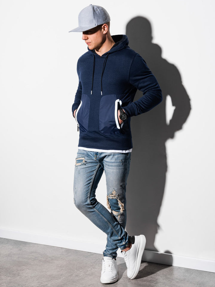 Herren Kapuzenpullover mit funktionalen Taschen und stylischem Design Aliams