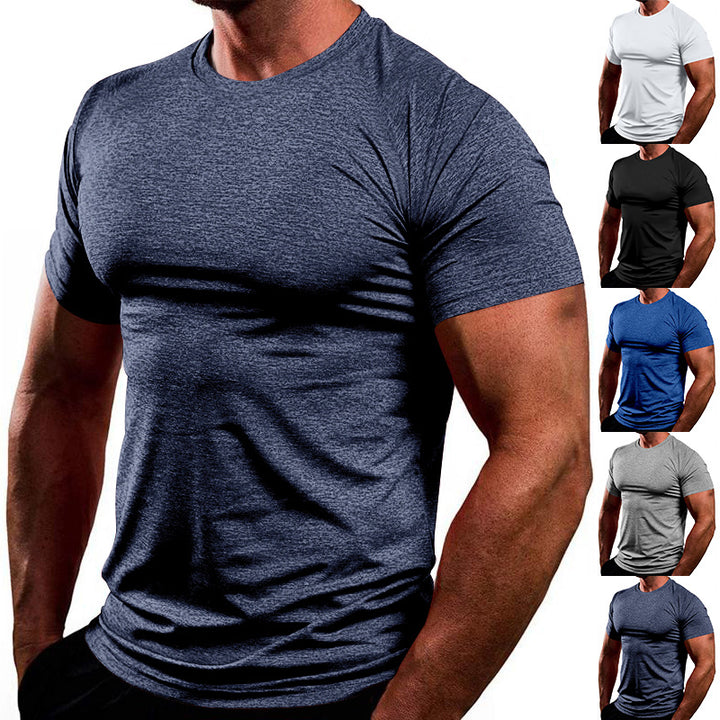 Herren Sportliches Funktionsshirt mit atmungsaktiver Textur Aliams
