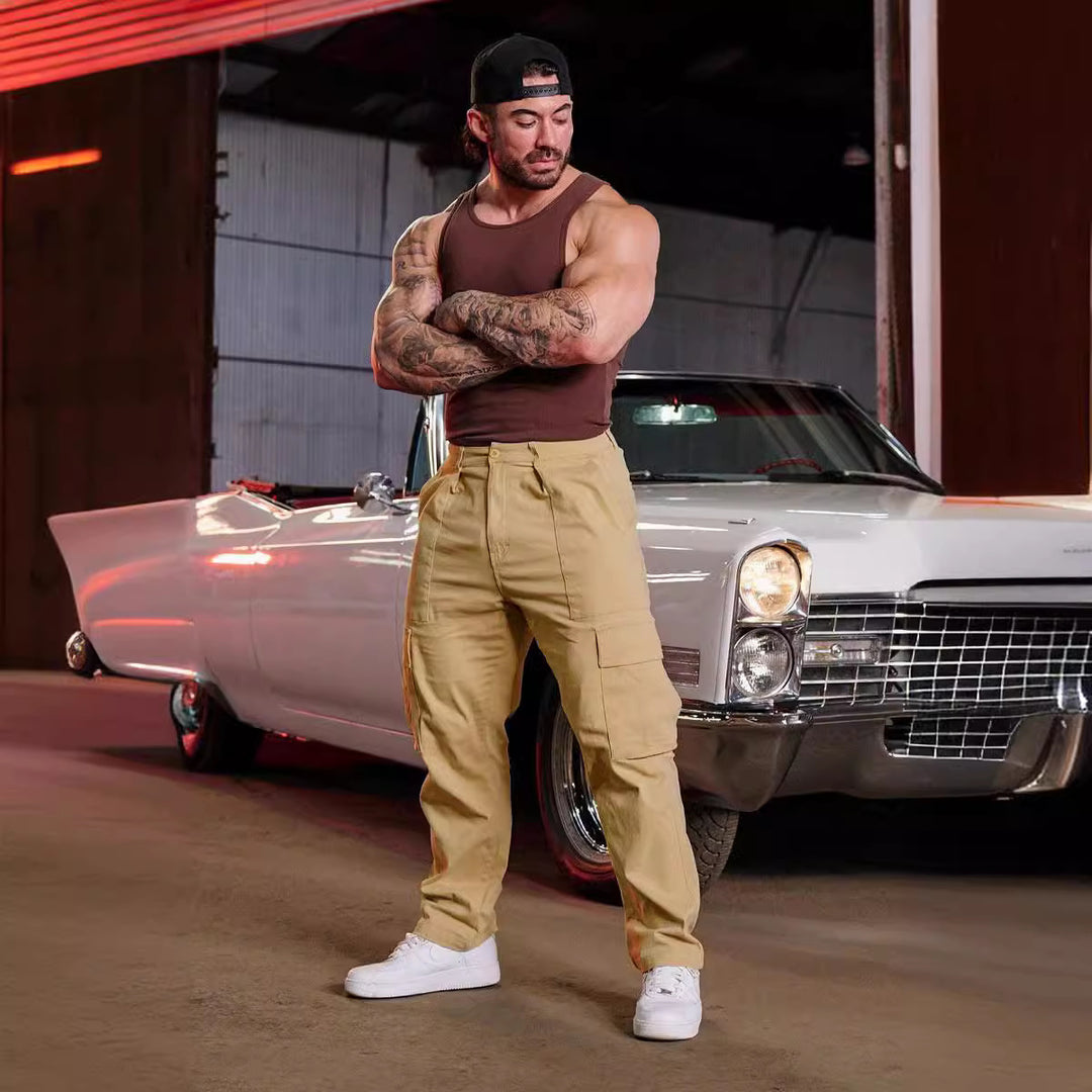 Herren Cargo-Hose mit multifunktionalen Taschen und ergonomischem Schnitt Aliams