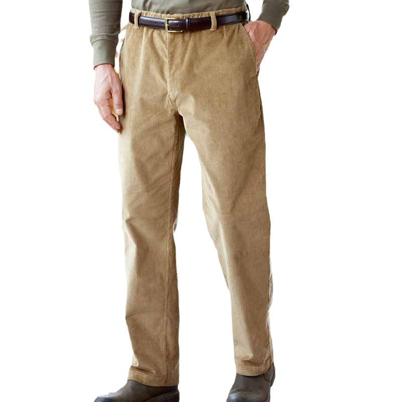 Herren bequeme Cordhose mit elastischem Bund Aliams