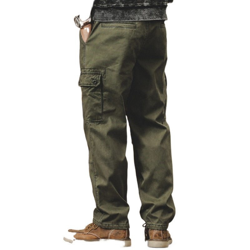 Herren Cargo-Hosen mit multifunktionalen Taschen und robustem Material Aliams