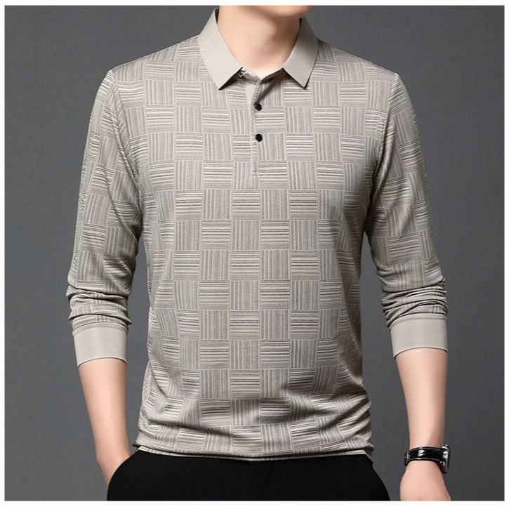 Herren elegantes und atmungsaktives Hemd mit strukturiertem Design Aliams