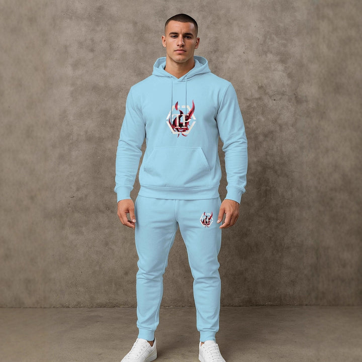 Herren Sportives Hoodie- und Jogginghose-Set Aliams