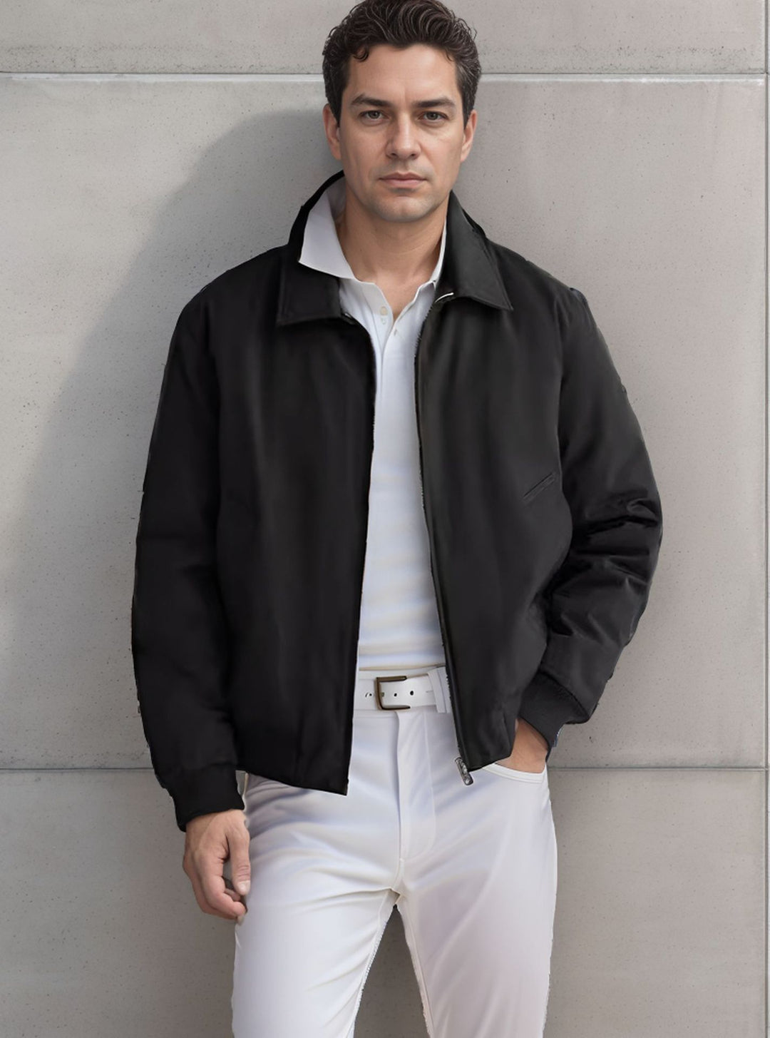 Herren Freizeitjacke mit modernem Design und praktischen Details Aliams