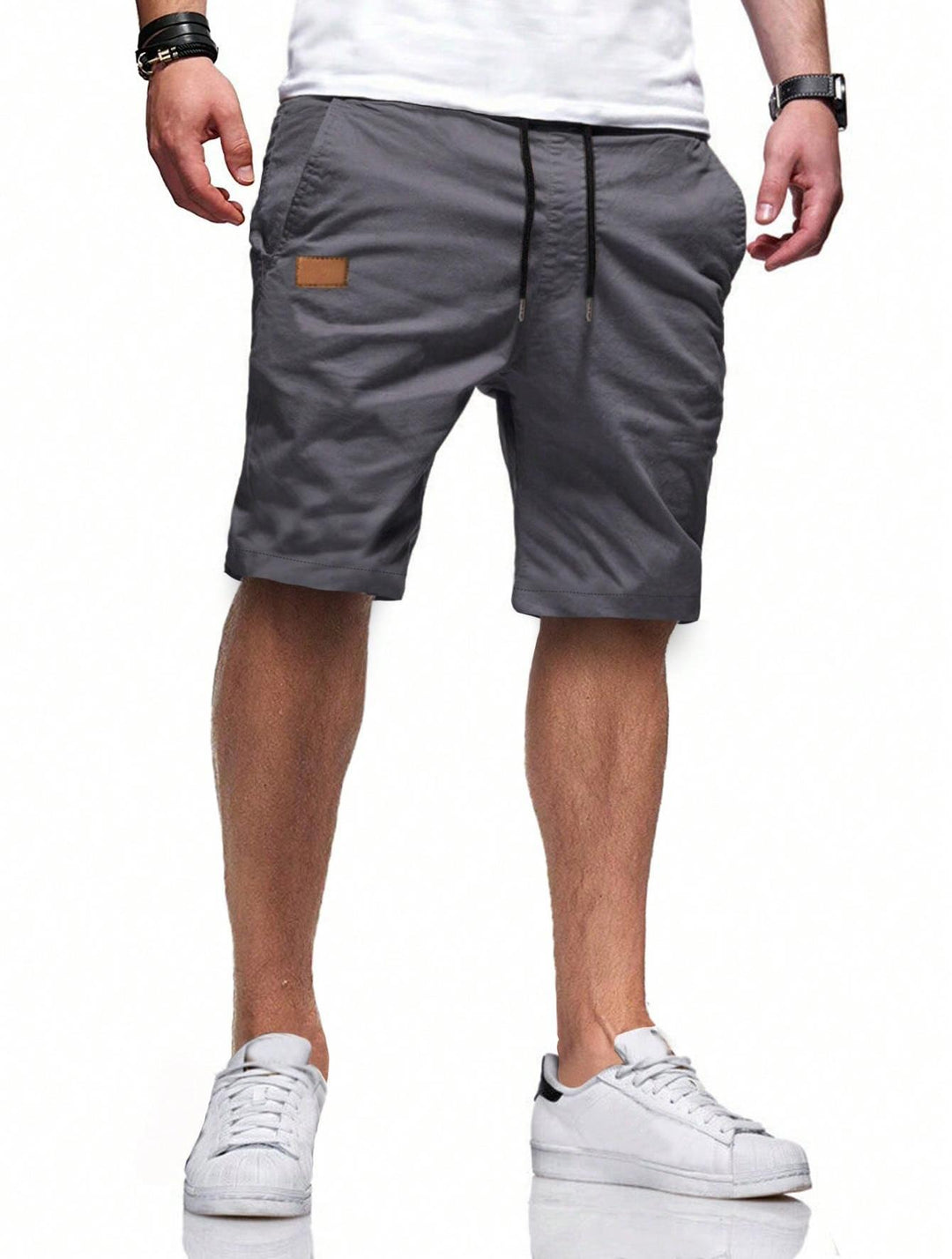 Herren bequeme Sport Shorts mit praktischen Taschen und elastischem Bund Aliams