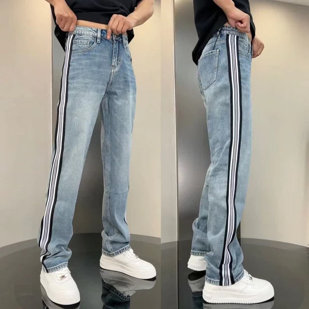 Herren Jeans mit seitlichen Streifen Aliams