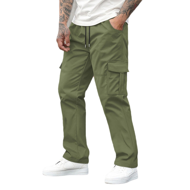 Herren Cargo-Hose mit praktischen Seitentaschen und elastischem Bund Aliams
