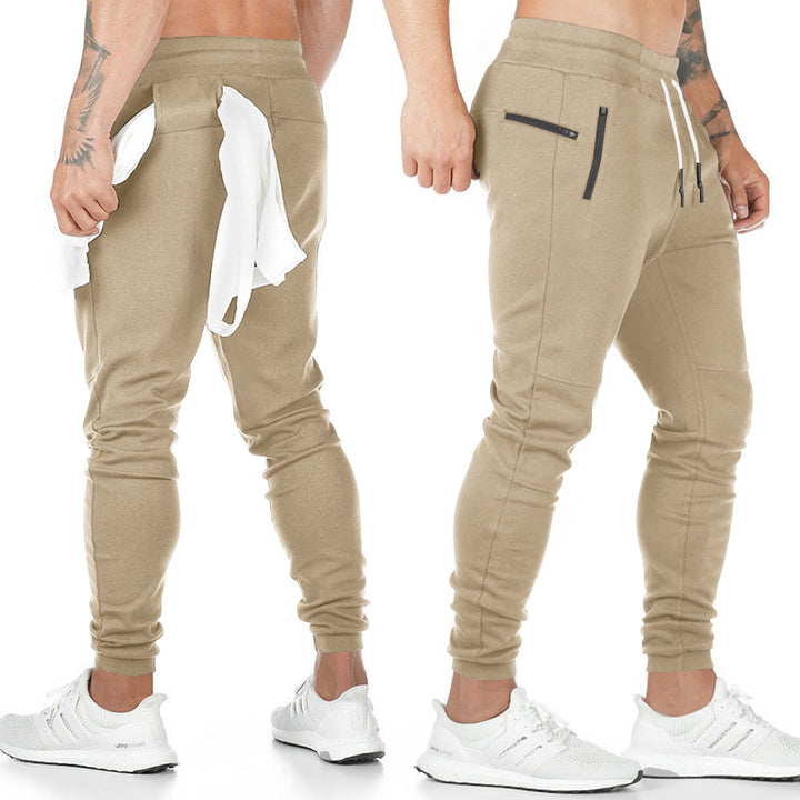 Herren sportliche Jogginghose mit elastischem Bund und funktionalen Taschen Aliams