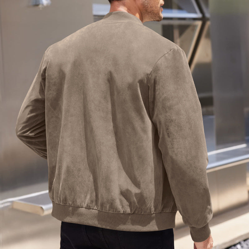 Herren stylische Bomberjacke mit sportlichem Schnitt Aliams