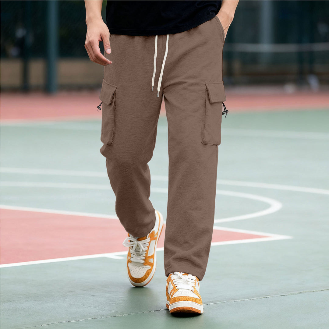 Herren Cargo-Hose mit elastischem Bund und praktischen Seitentaschen Aliams