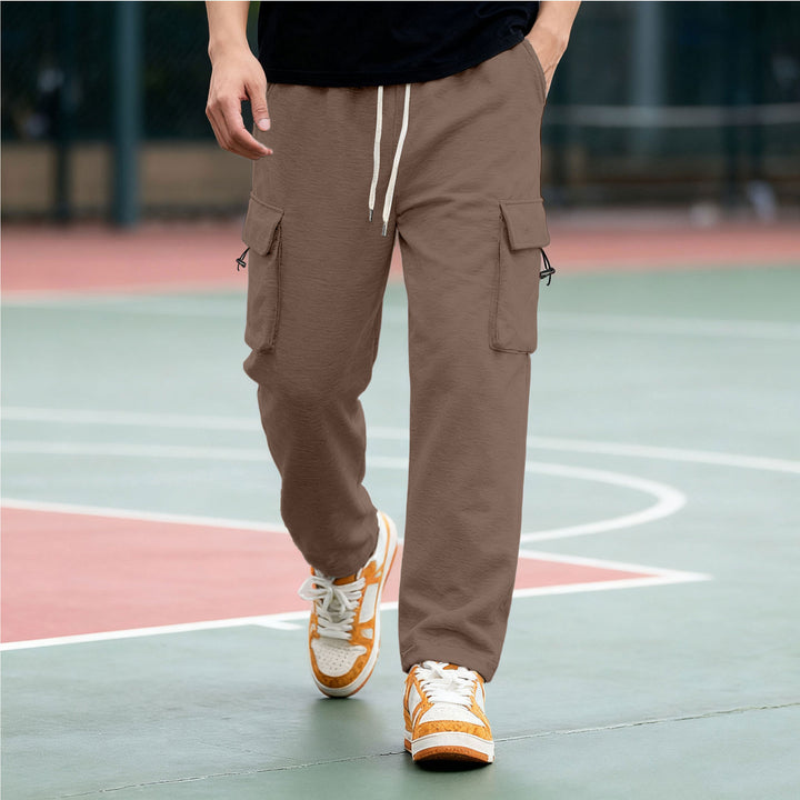 Herren Cargo-Hose mit elastischem Bund und praktischen Seitentaschen Aliams