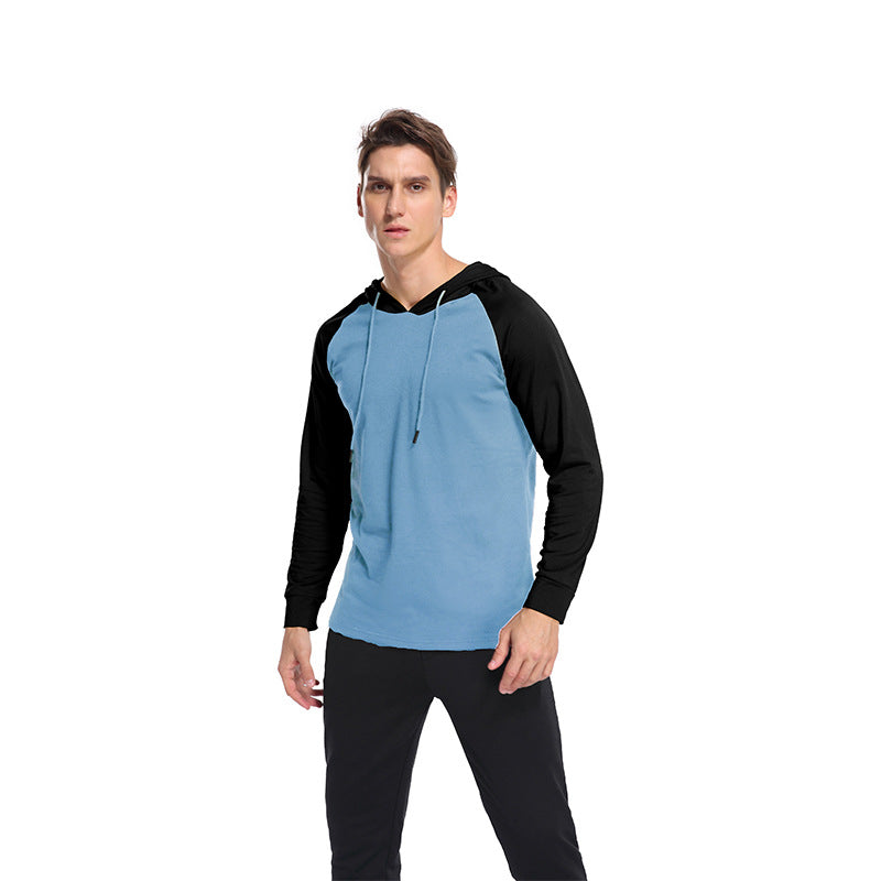 Herren Kapuzenpullover mit kontrastierenden Ärmeln Aliams