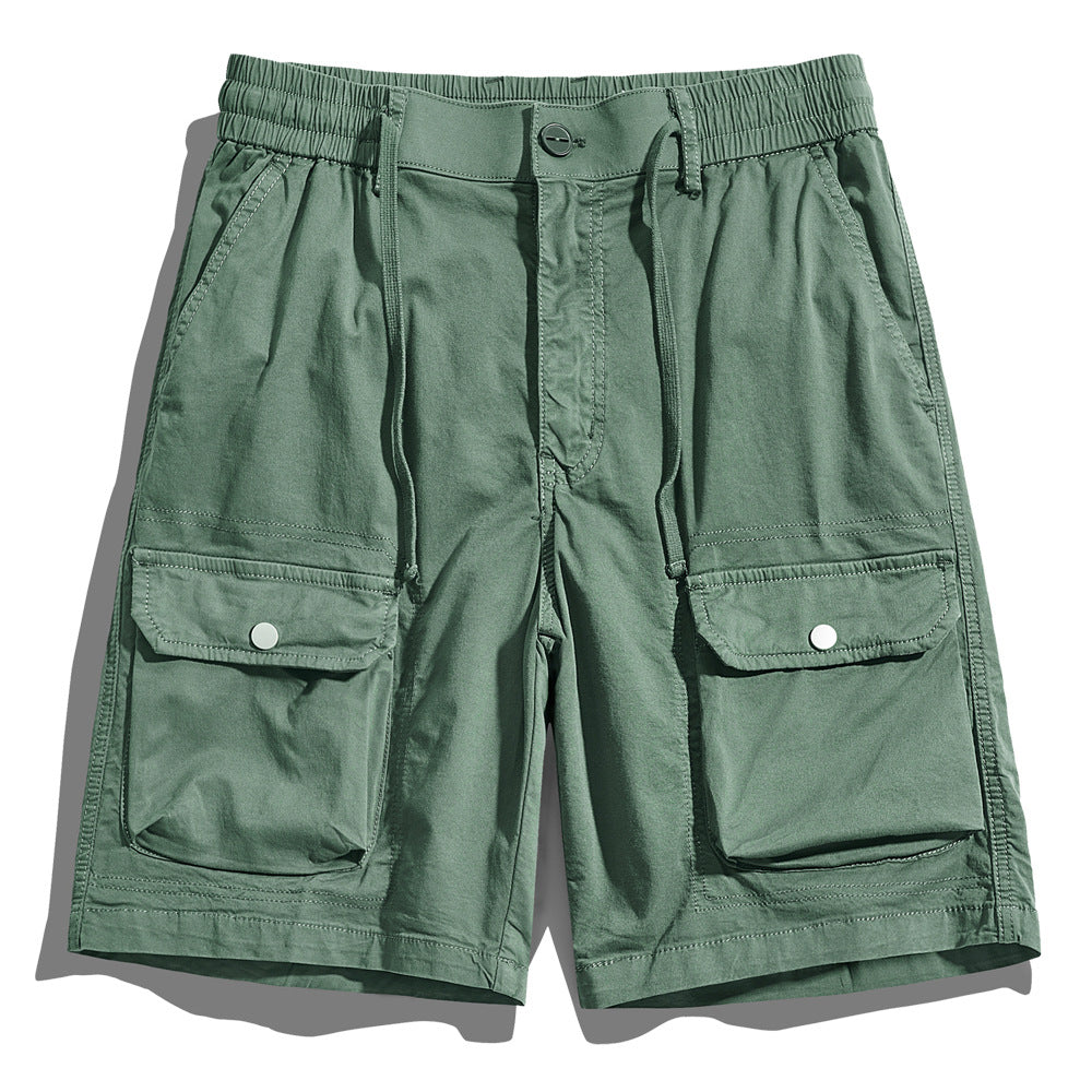 Herren Cargo-Shorts mit elastischem Bund und multifunktionalen Taschen Aliams 1758210123