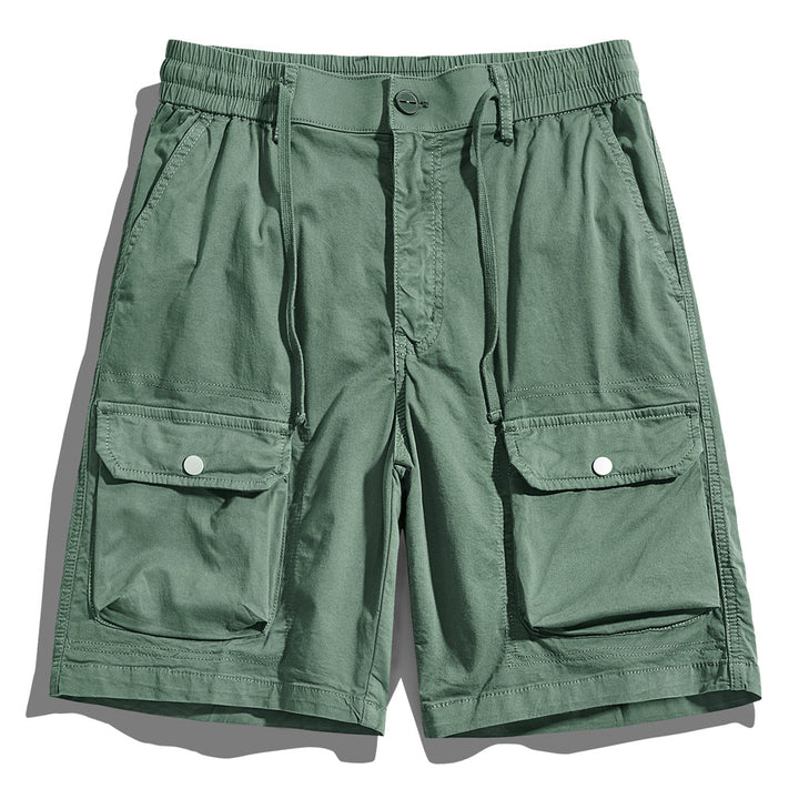 Herren Cargo-Shorts mit elastischem Bund und multifunktionalen Taschen Aliams 1758210123