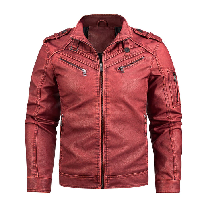 Herren Kunstlederjacke Aliams