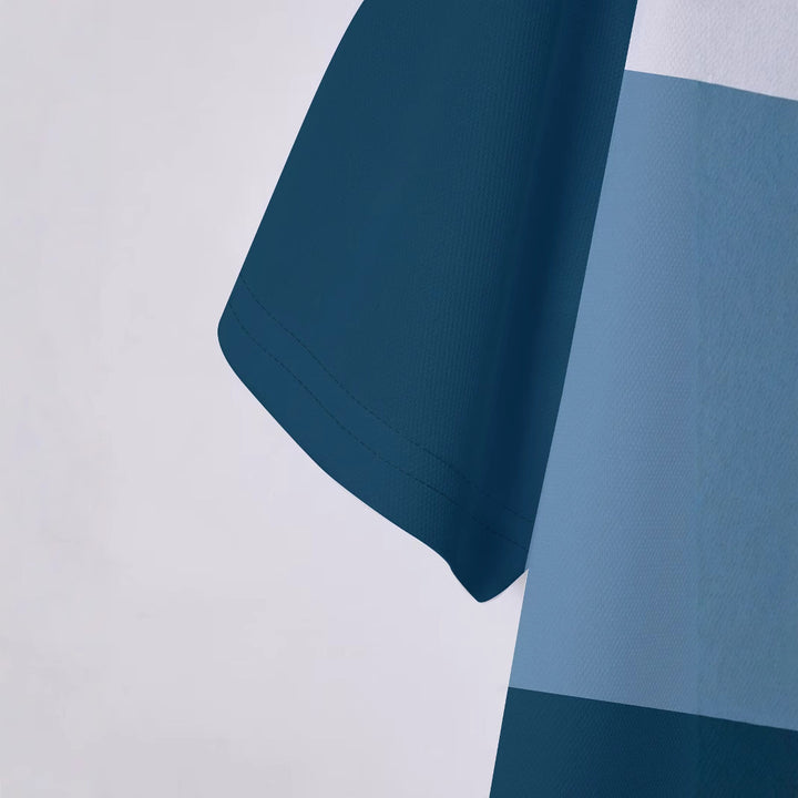 Herren Kurzarm Poloshirt mit modernem Blockdesign Aliams