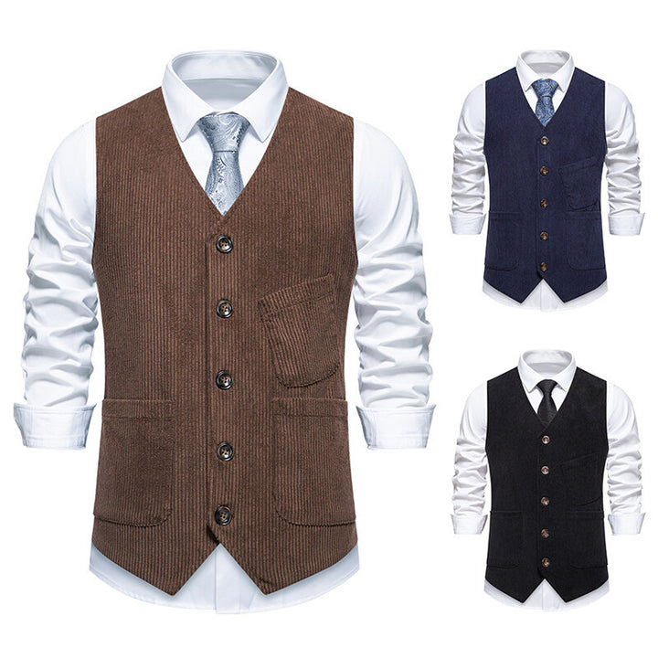 Herren elegante Weste im klassischen Design Aliams