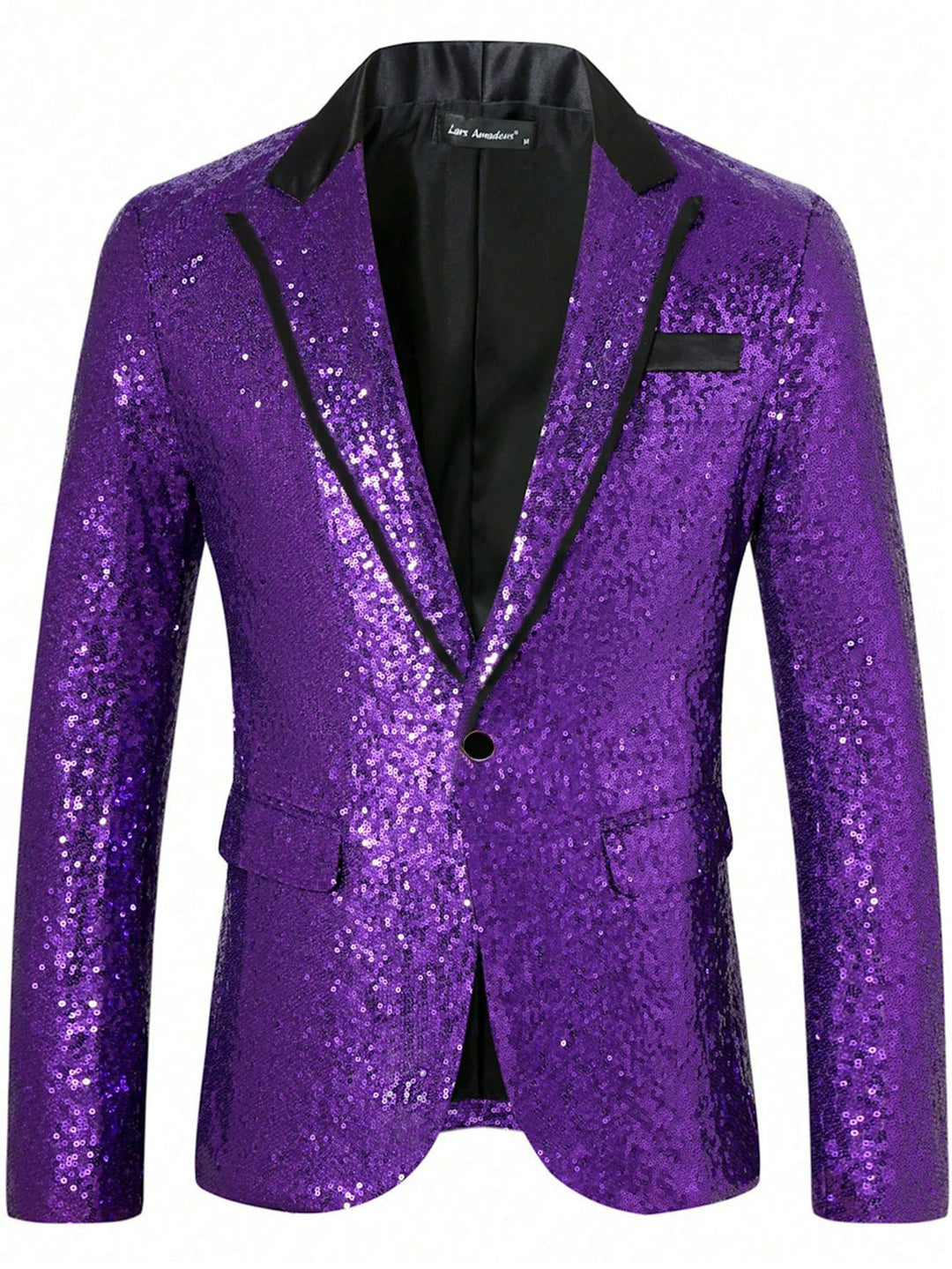 Herren Glamouröser Paillettenblazer Aliams