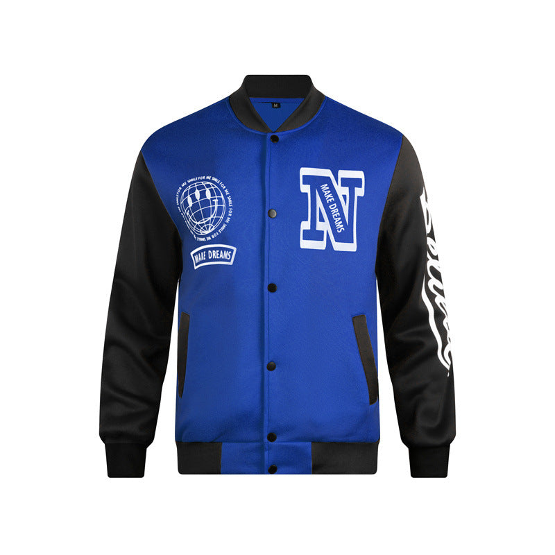 Herren Sportliche Collegejacke Aliams