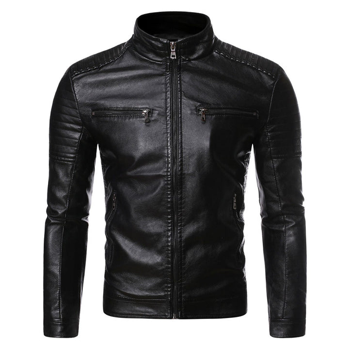 Herren stylische Lederjacke Aliams