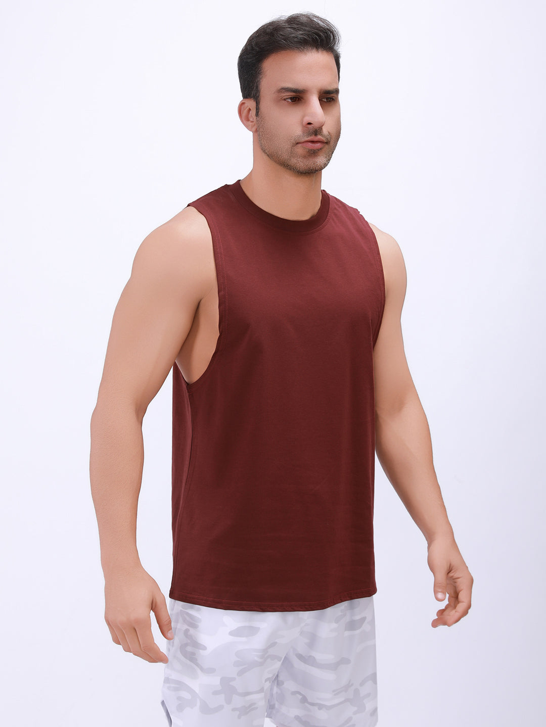 Herren Atmungsaktives Sporttanktop mit schmalen Trägern Aliams