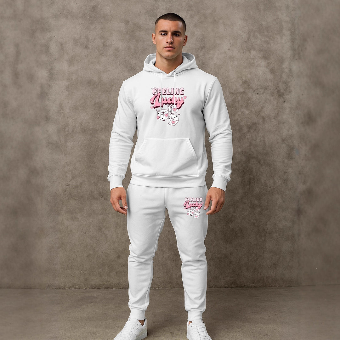 Herren Sportliches Hoodie- und Jogginghosen-Set Aliams