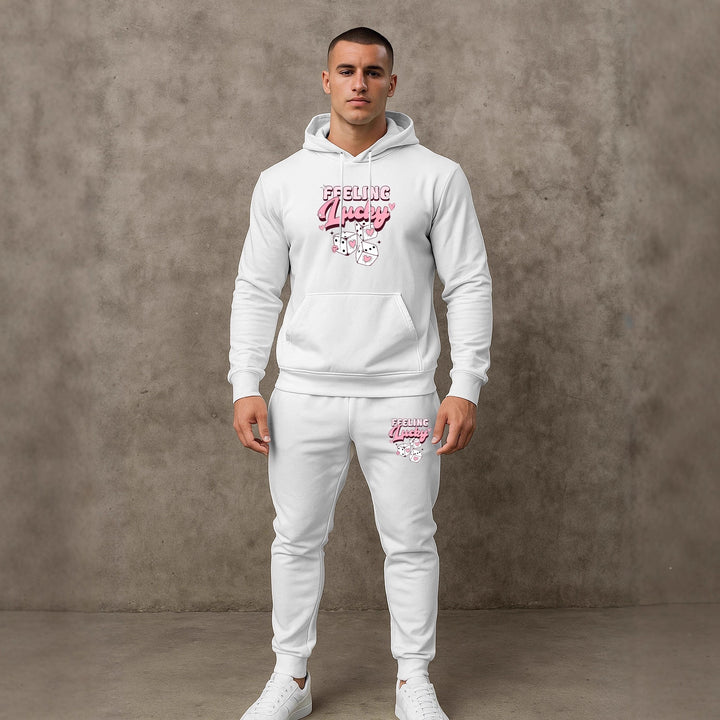 Herren Sportliches Hoodie- und Jogginghosen-Set Aliams