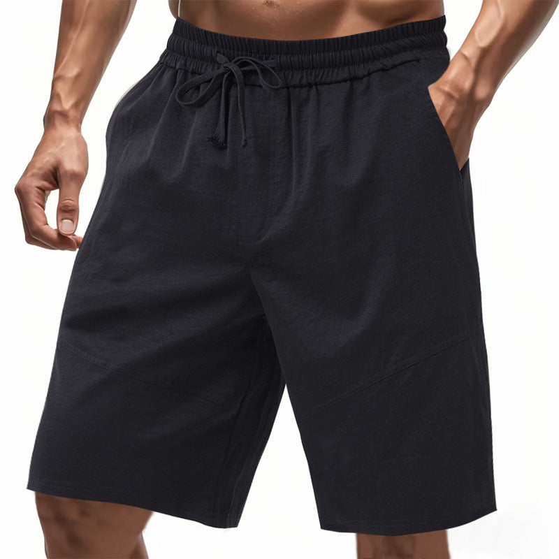 Herren lässige Strandshorts mit elastischem Bund und praktischen Taschen Aliams