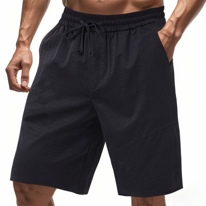Herren lässige Strandshorts mit elastischem Bund und praktischen Taschen Aliams