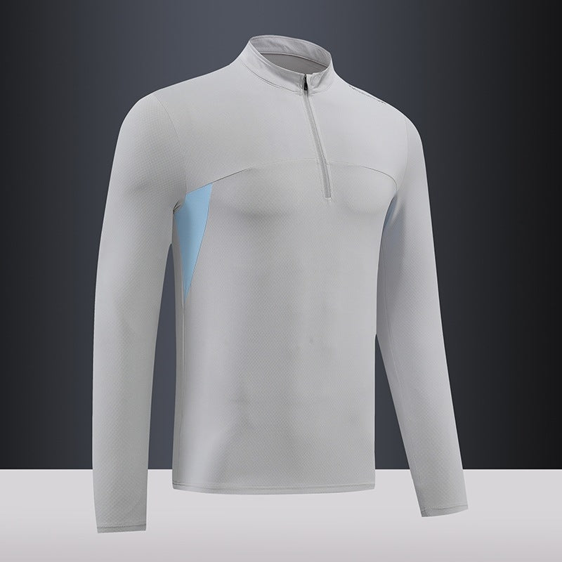 Herren Funktions-Thermoshirt mit Stehkragen und Reißverschluss Aliams