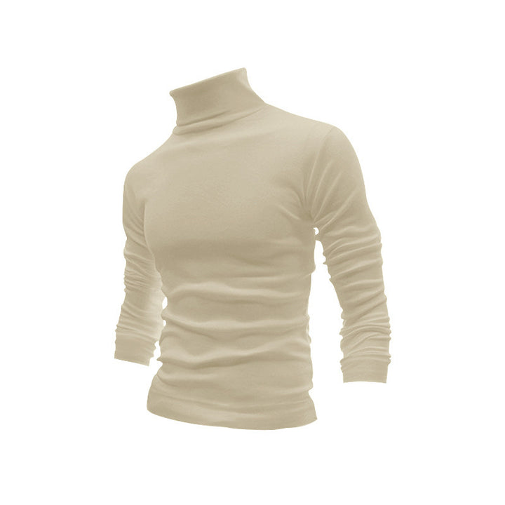 Herren stylischer Rollkragenpullover aus weichem, elastischem Material Aliams