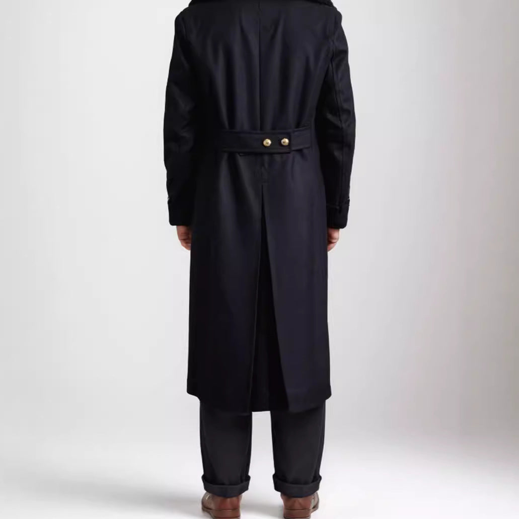 Herren eleganter und stilvoller Dufflecoat mit modernen Akzenten Aliams