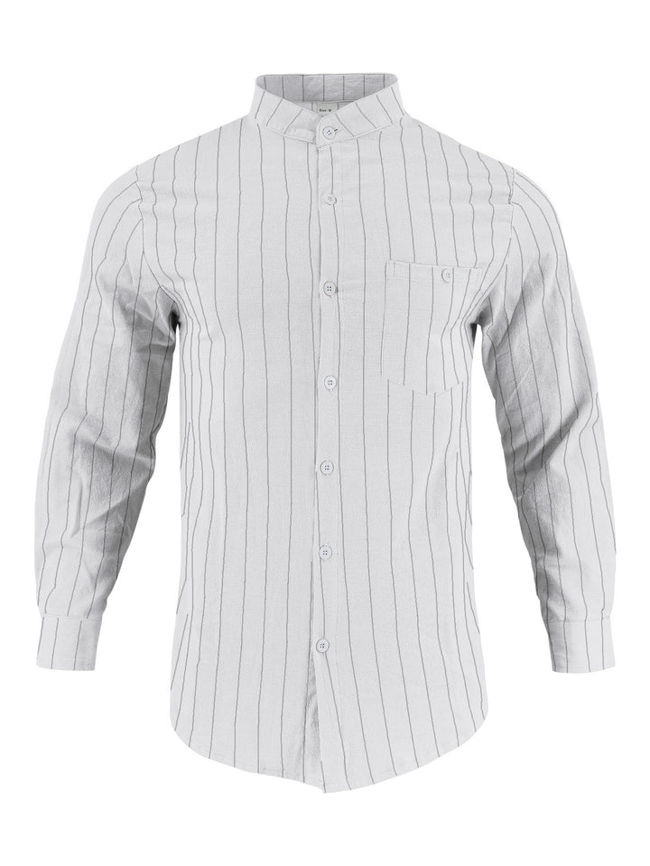 Herren Hemd mit modernem Streifenmuster Aliams