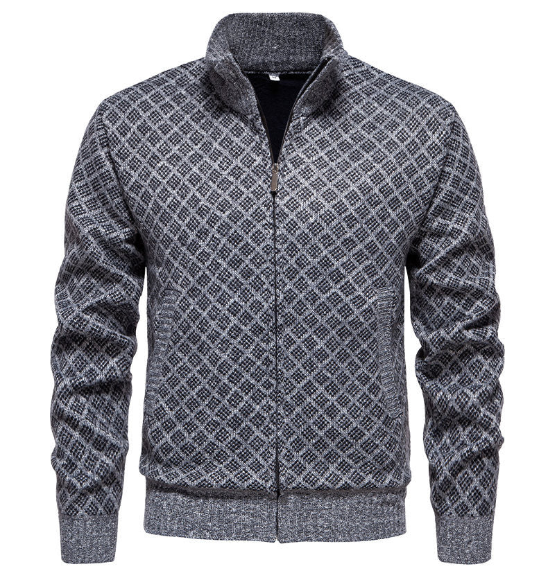 Herren gesteppte Sweatjacke Aliams