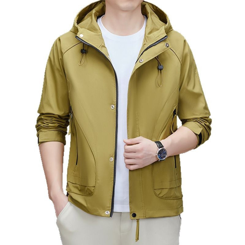 Herren Sportliche Übergangsjacke mit praktischem Kapuzendesign Aliams