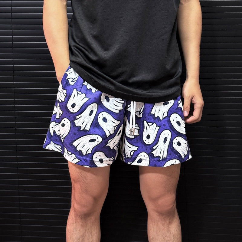 Herren Ghost Print Badehorts Aliams