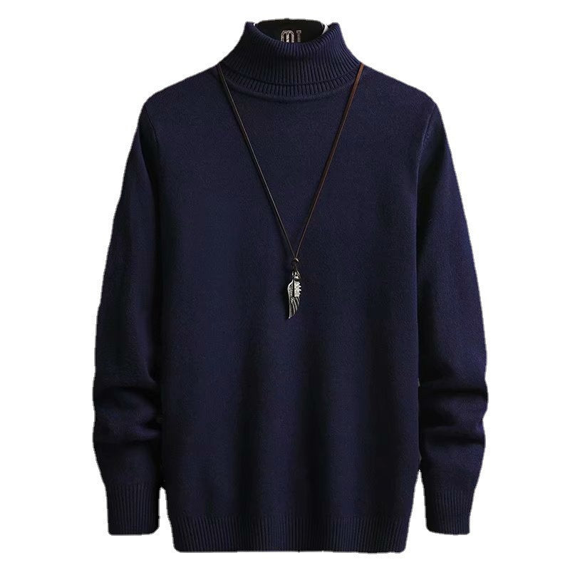 Herren Rollkragenpullover aus weicher Wolle Aliams